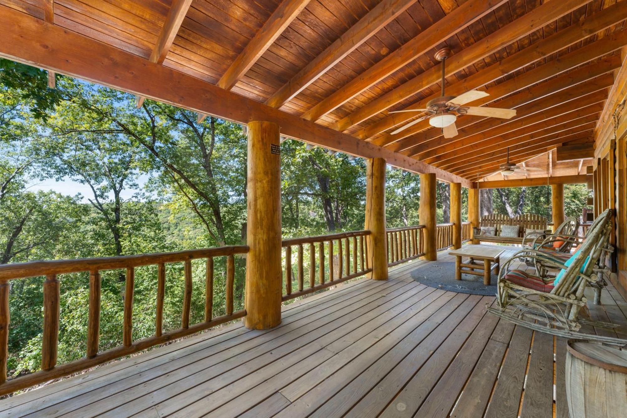 The Lazy K Cabin Cabin แบรนสัน ภายนอก รูปภาพ
