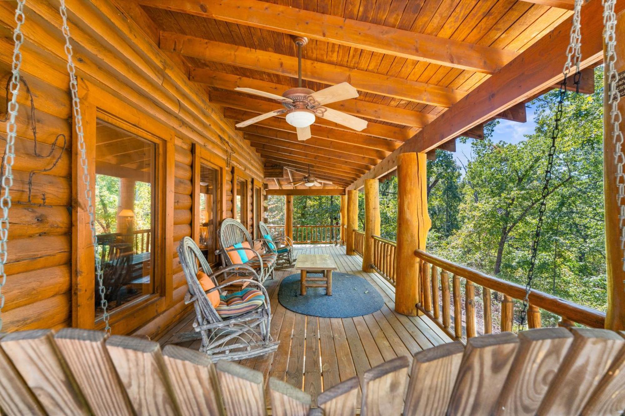 The Lazy K Cabin Cabin แบรนสัน ภายนอก รูปภาพ
