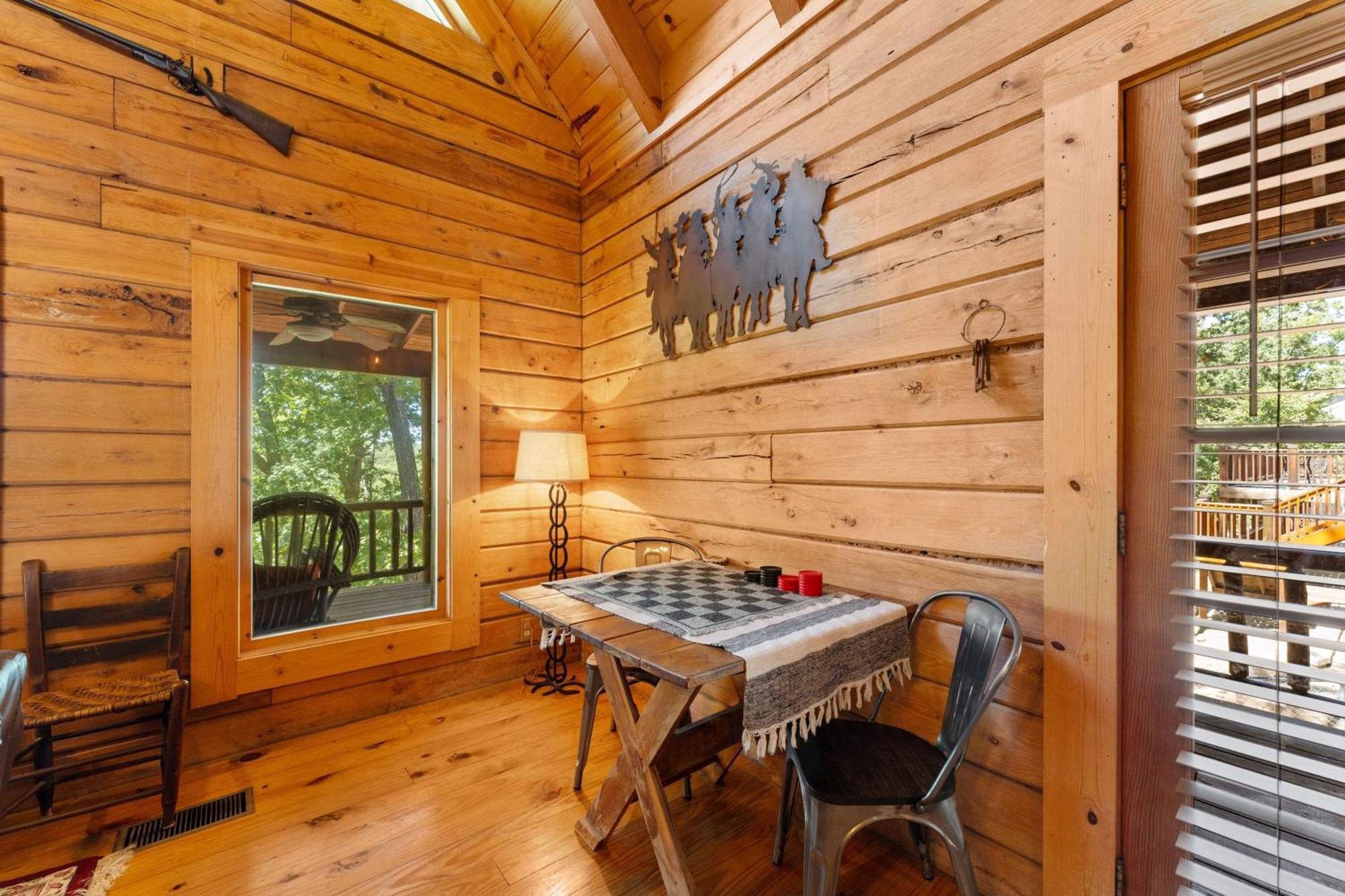 The Lazy K Cabin Cabin แบรนสัน ภายนอก รูปภาพ