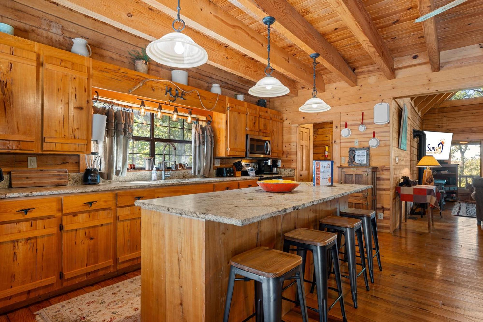 The Lazy K Cabin Cabin แบรนสัน ภายนอก รูปภาพ