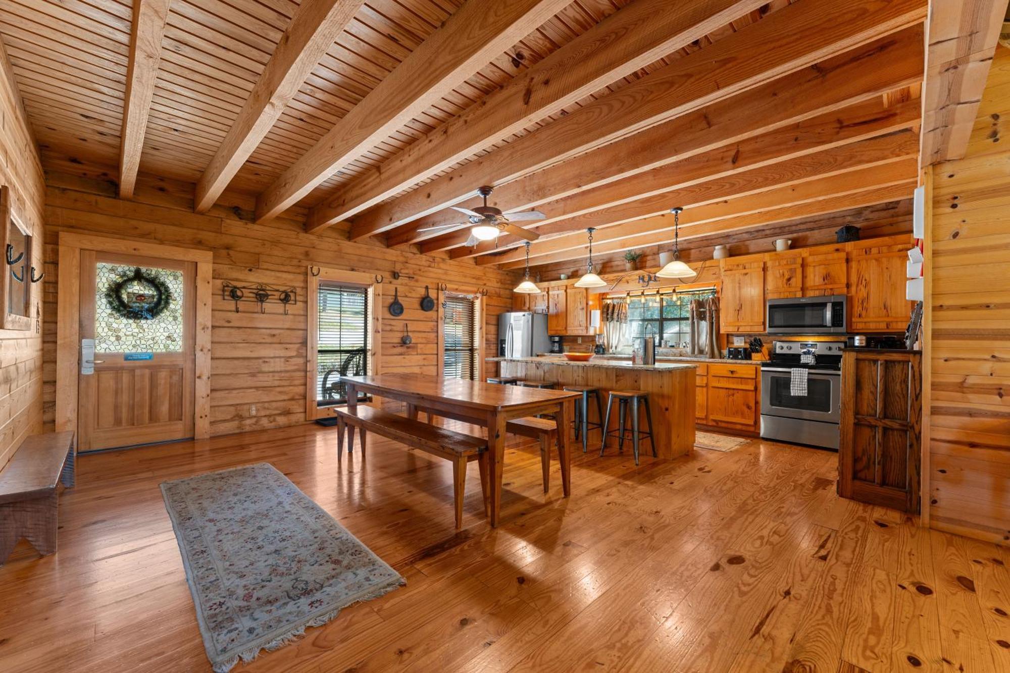 The Lazy K Cabin Cabin แบรนสัน ภายนอก รูปภาพ