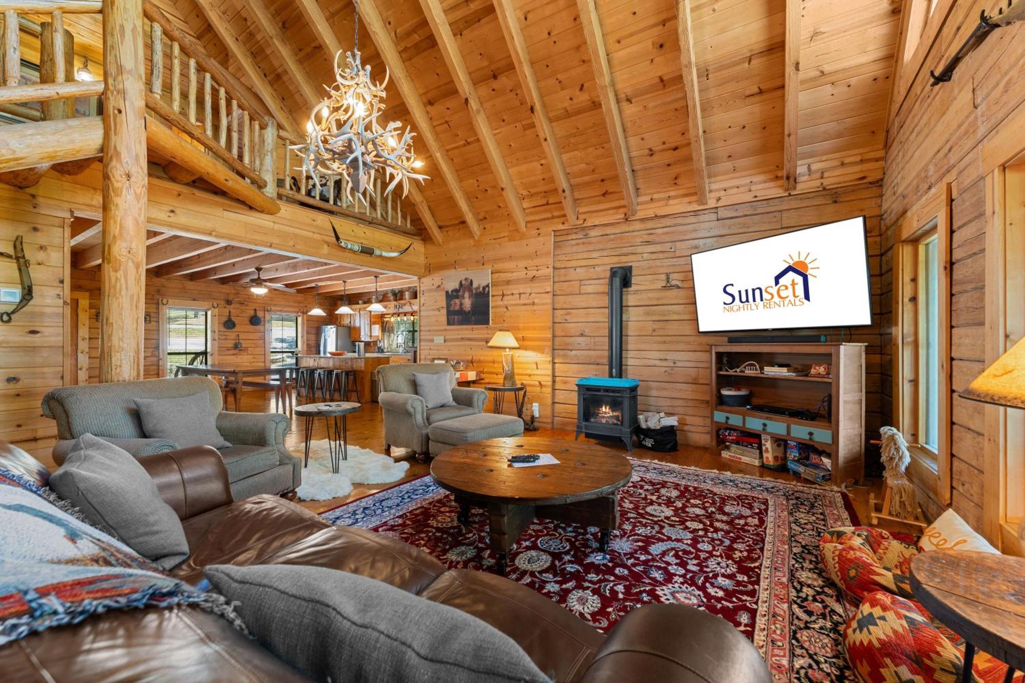 The Lazy K Cabin Cabin แบรนสัน ภายนอก รูปภาพ